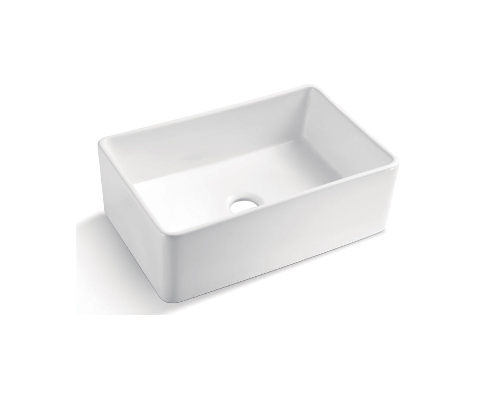 KPF302010WT - Porcelain Farmhouse Sink