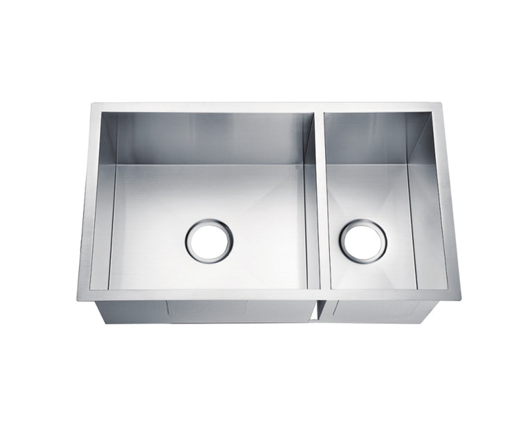 KSH321910BS - 32" Zero Radius Double Sink