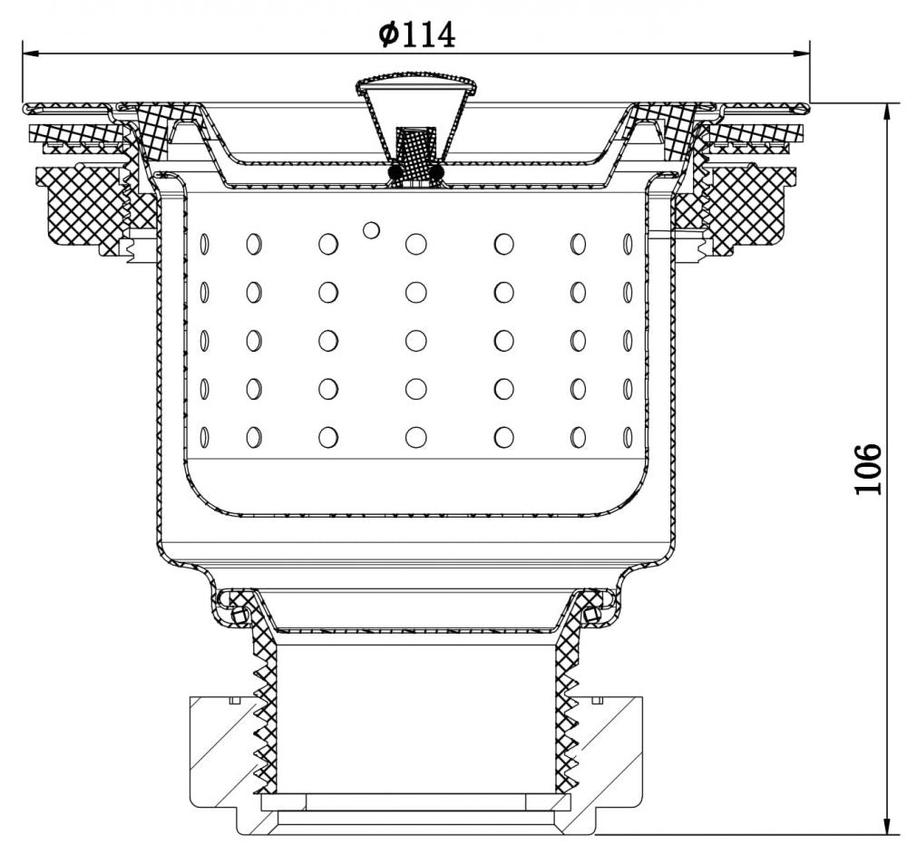 KSS03 - Strainer With Basket