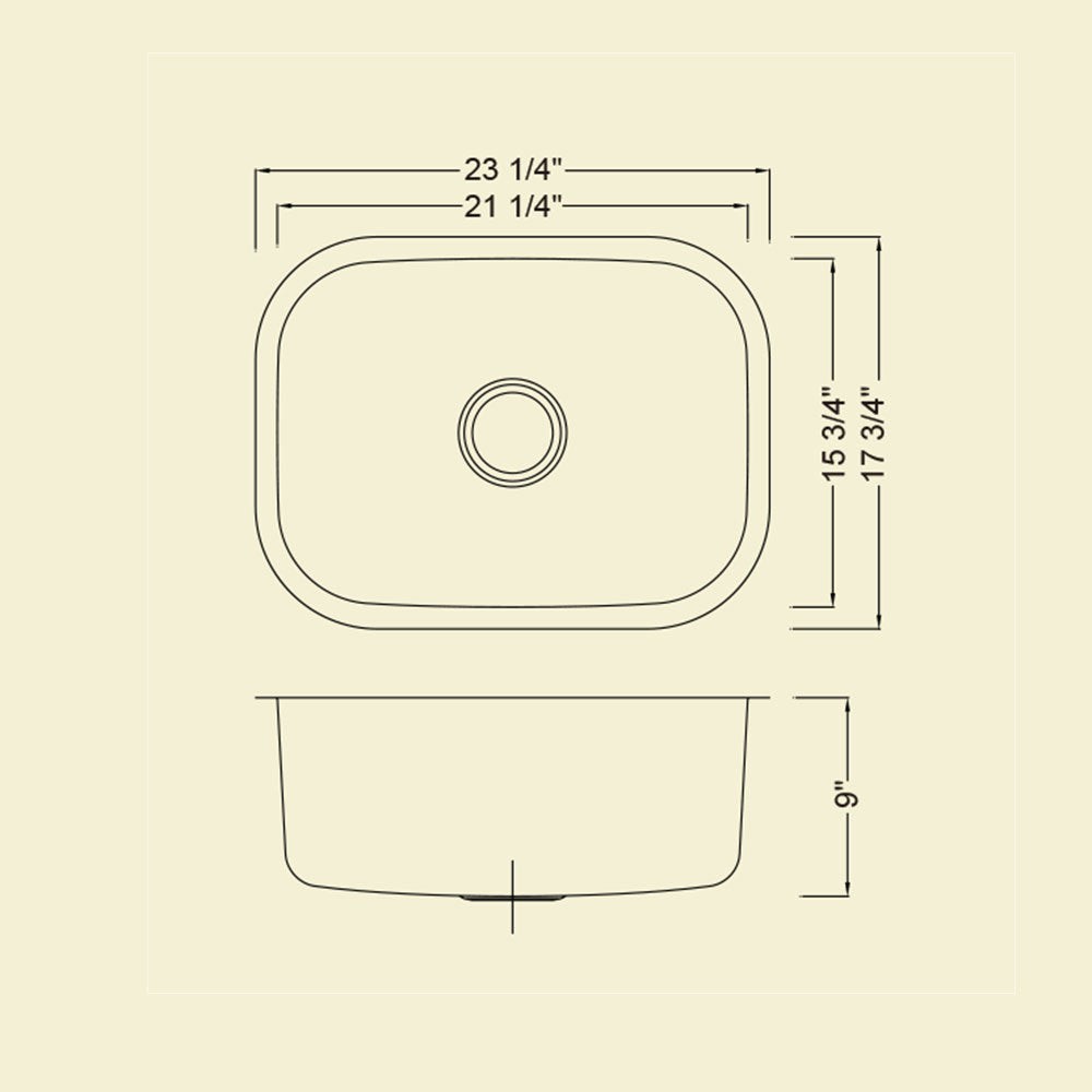 KSU23189T - Premium S.S. Sink