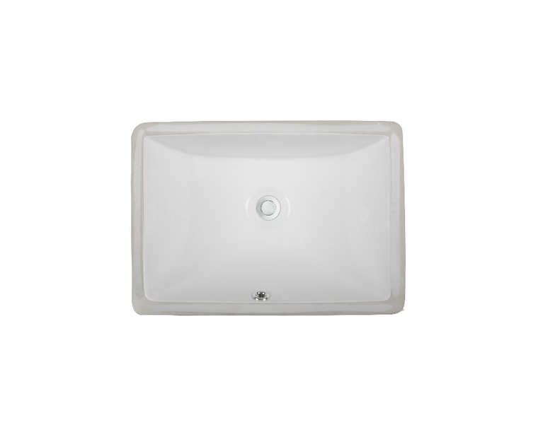 LVU1612W - Rectangular Ceramic Sink-White