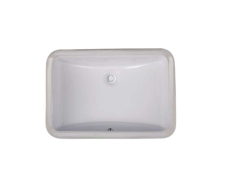LVU1812W - Rectangular Ceramic Sink-White